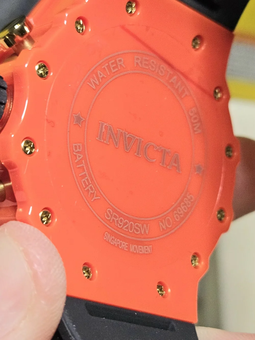 NEW With Tag Invicta Racing Vaulthan Watch 69685 – Red Case & Black Strap